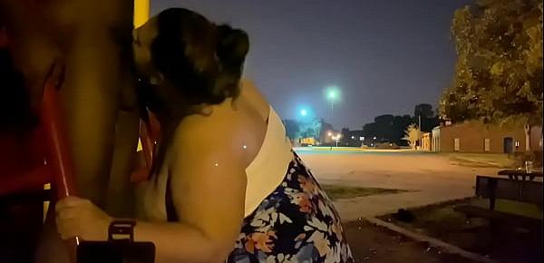  bbw getting fucked at the public park